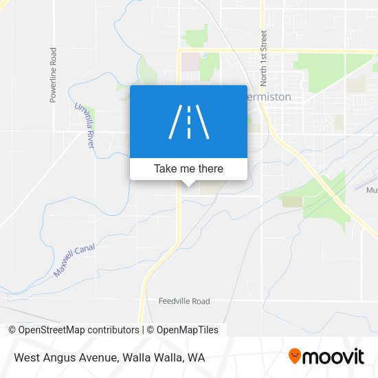Mapa de West Angus Avenue