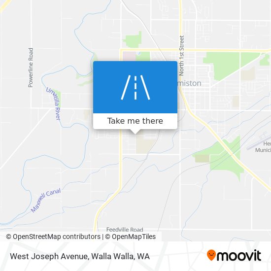 West Joseph Avenue map