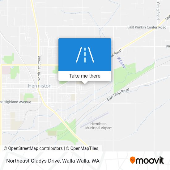 Mapa de Northeast Gladys Drive