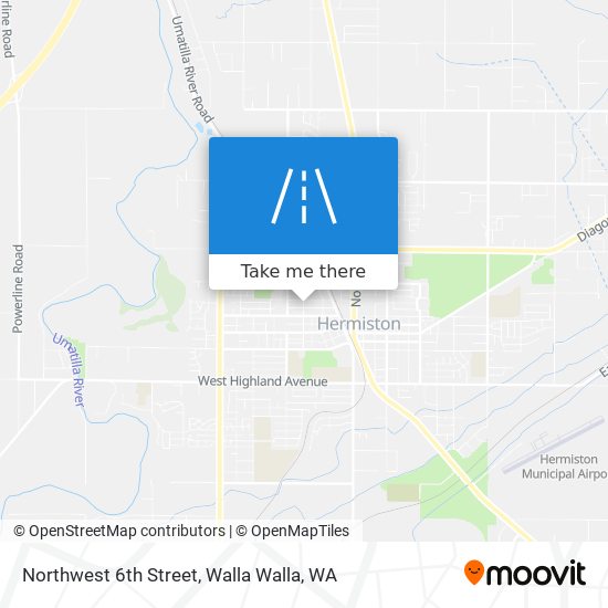 Mapa de Northwest 6th Street