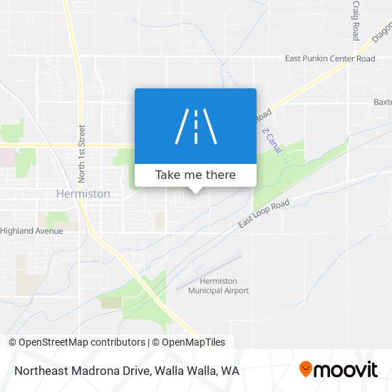 Mapa de Northeast Madrona Drive