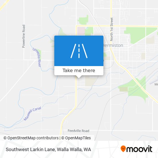 Southwest Larkin Lane map