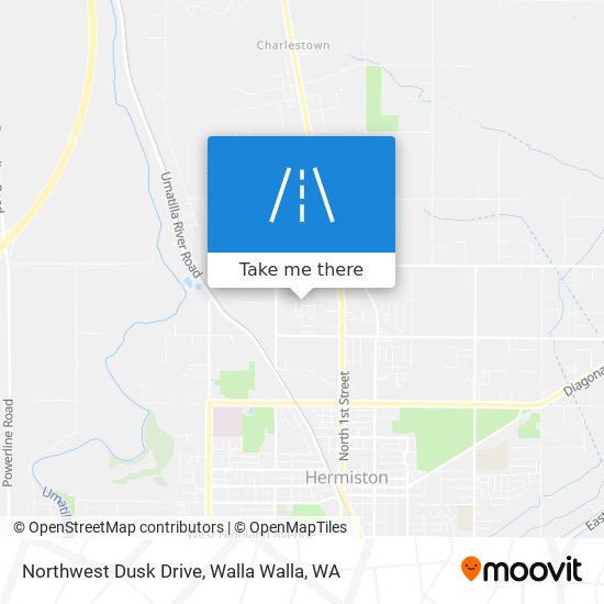 Mapa de Northwest Dusk Drive