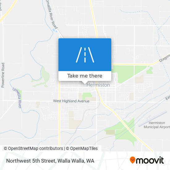 Mapa de Northwest 5th Street