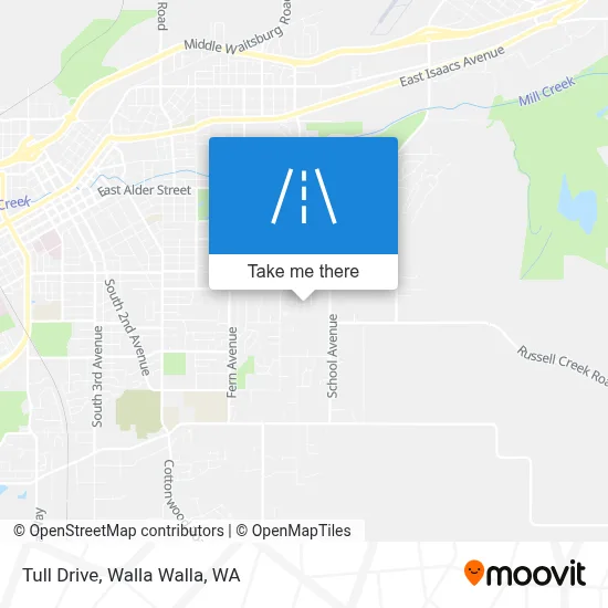 Tull Drive map