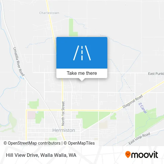 Hill View Drive map