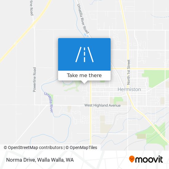 Norma Drive map