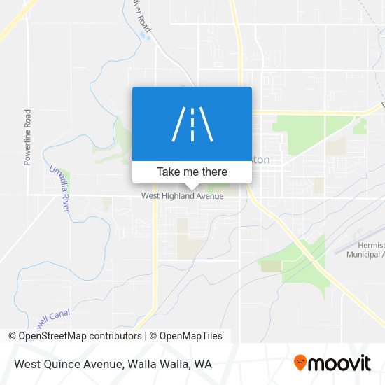 West Quince Avenue map