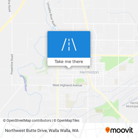 Mapa de Northwest Butte Drive