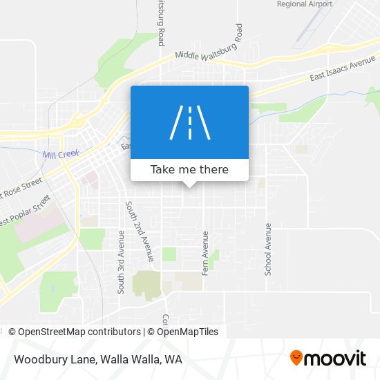 Woodbury Lane map