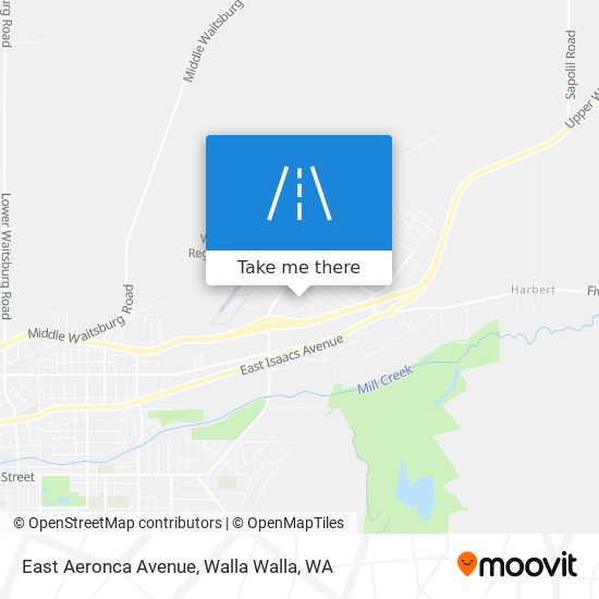 Mapa de East Aeronca Avenue