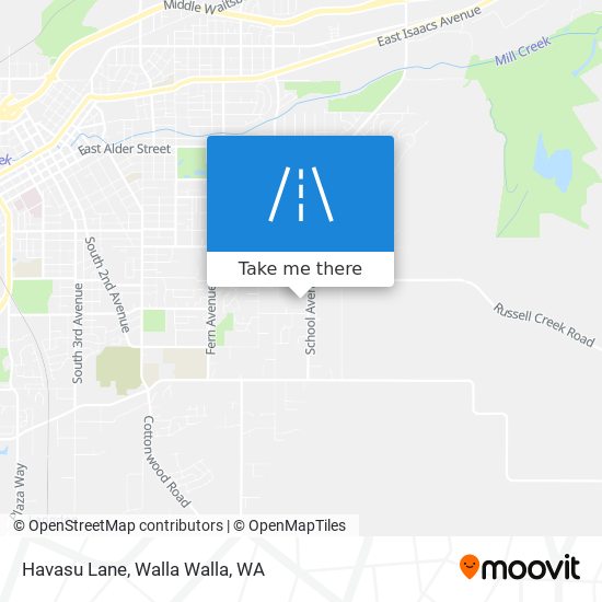 Havasu Lane map