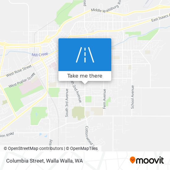 Columbia Street map