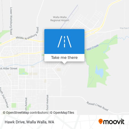 Hawk Drive map