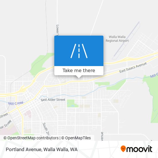 Mapa de Portland Avenue