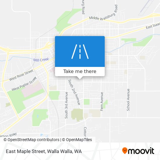 East Maple Street map
