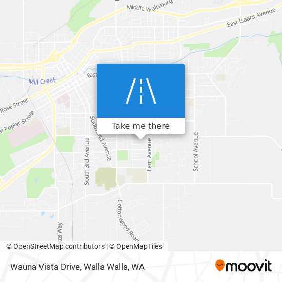 Mapa de Wauna Vista Drive