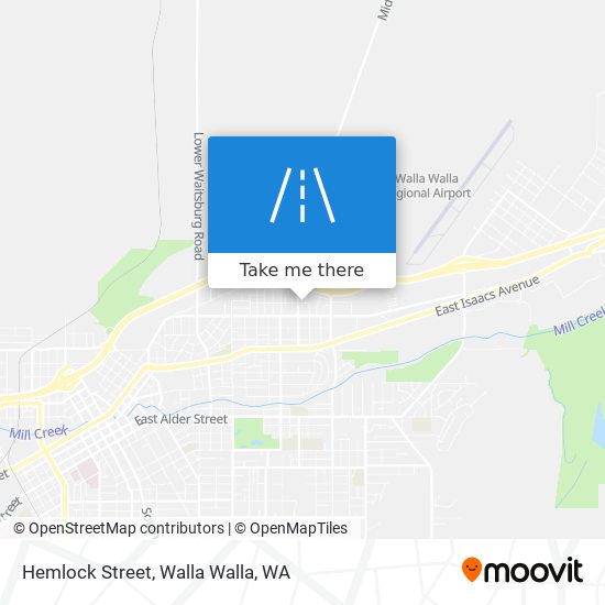 Hemlock Street map