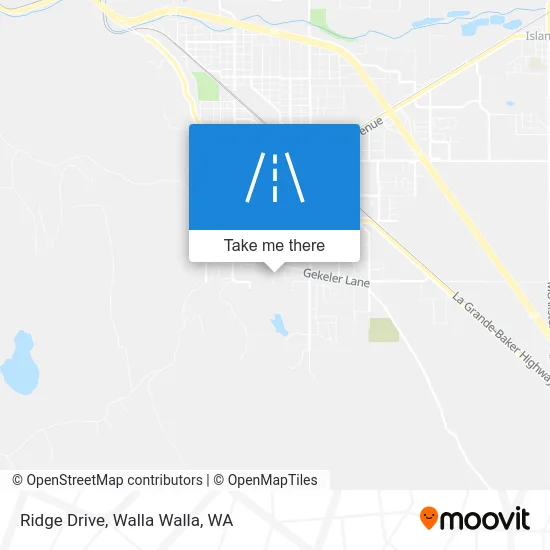 Ridge Drive map