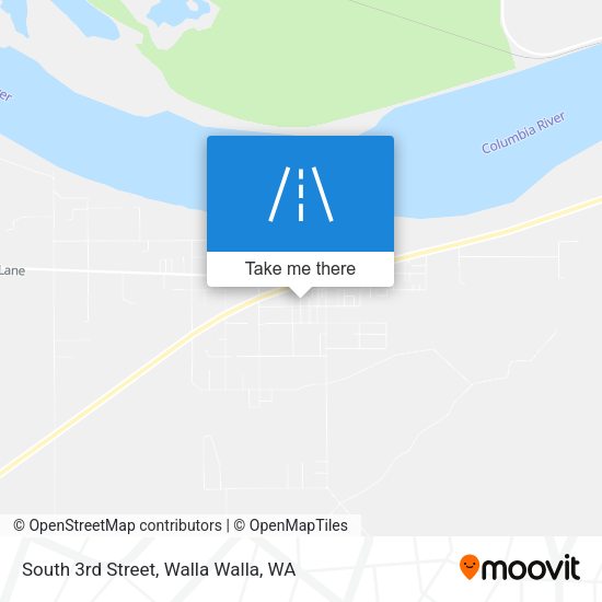 South 3rd Street map