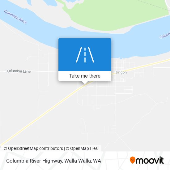 Mapa de Columbia River Highway