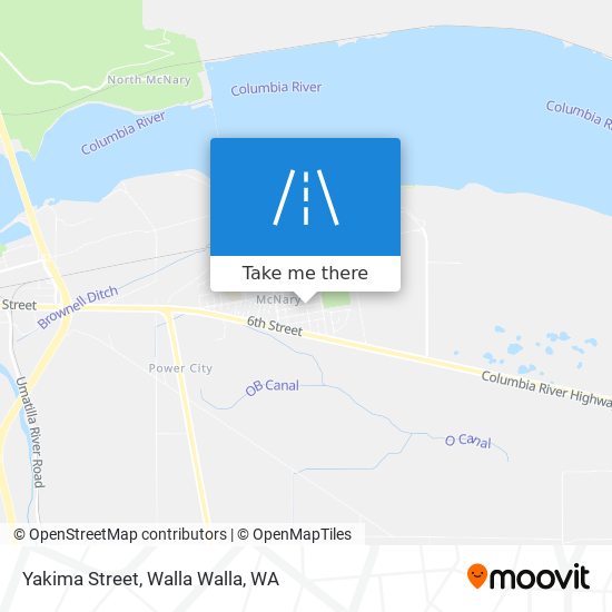 Yakima Street map