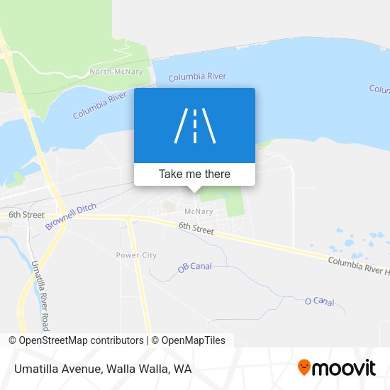 Mapa de Umatilla Avenue