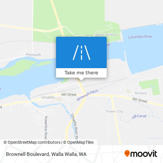 Mapa de Brownell Boulevard