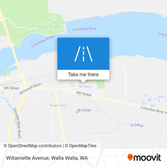 Willamette Avenue map