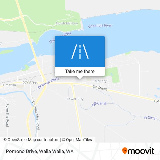 Pomono Drive map