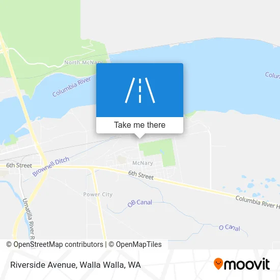 Riverside Avenue map