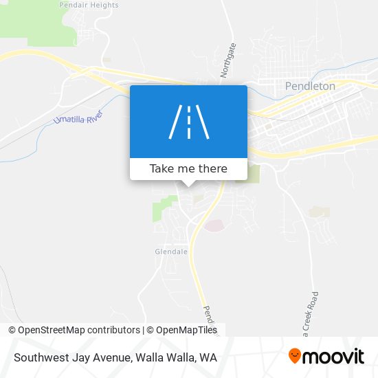 Mapa de Southwest Jay Avenue