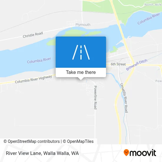 River View Lane map