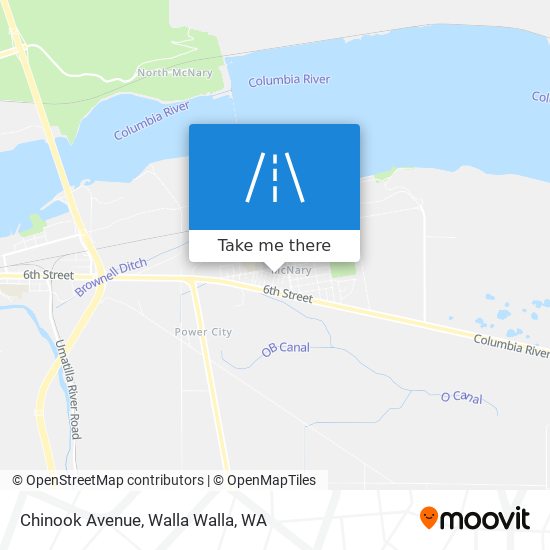 Chinook Avenue map