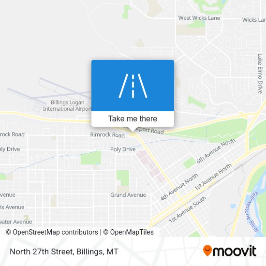Mapa de North 27th Street