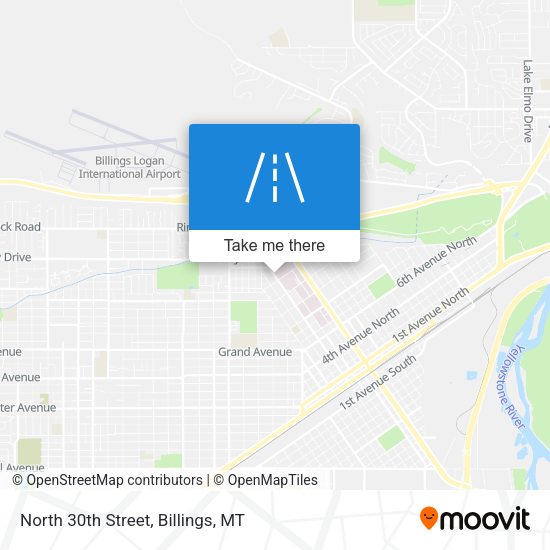 Mapa de North 30th Street