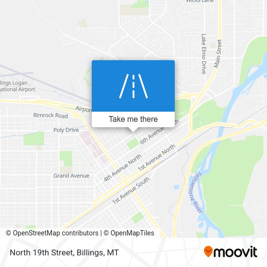 Mapa de North 19th Street