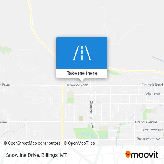 Snowline Drive map