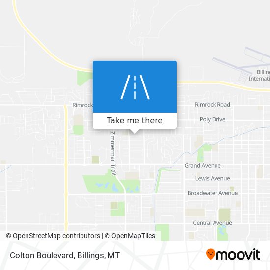 Colton Boulevard map