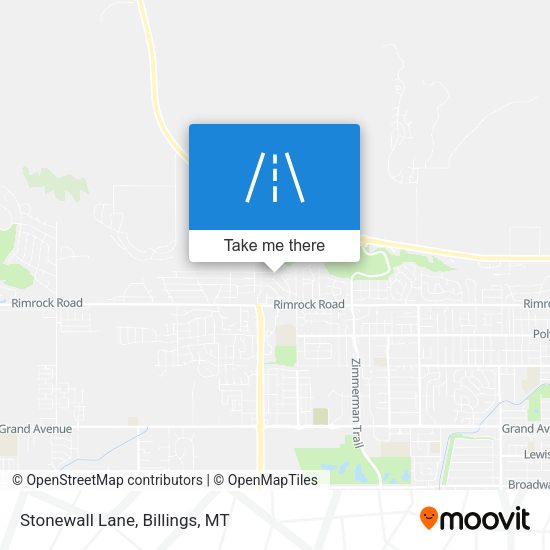 Stonewall Lane map