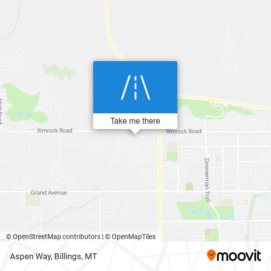 Aspen Way map