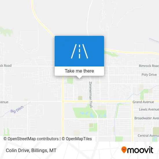 Colin Drive map
