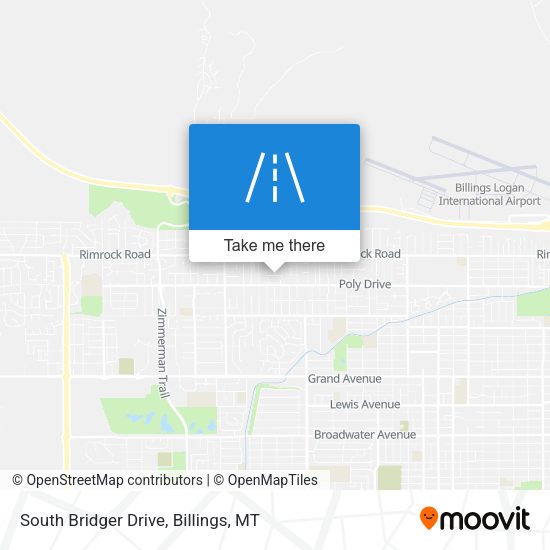 South Bridger Drive map