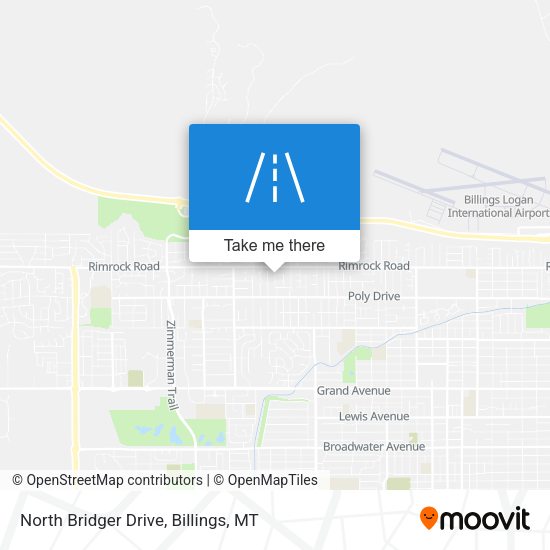 Mapa de North Bridger Drive