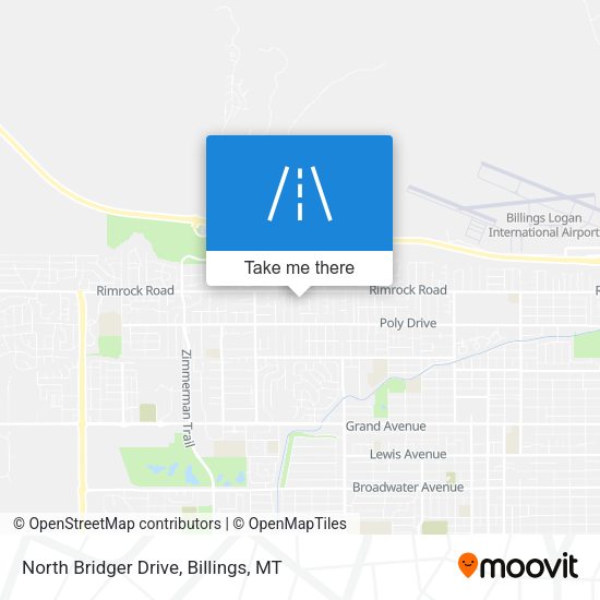 North Bridger Drive map