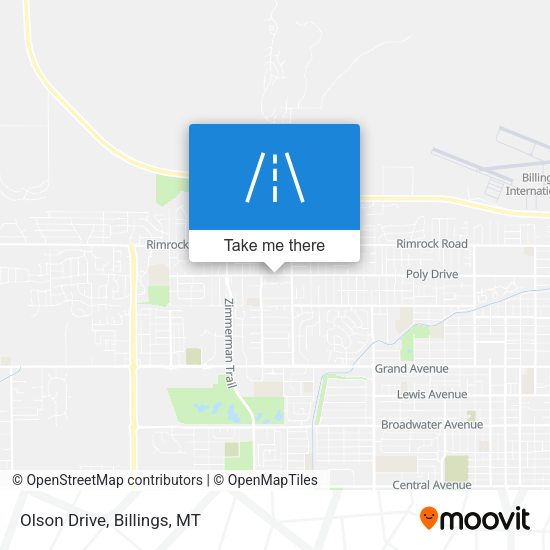 Olson Drive map