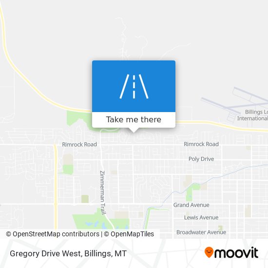 Gregory Drive West map