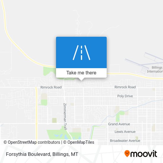 Forsythia Boulevard map