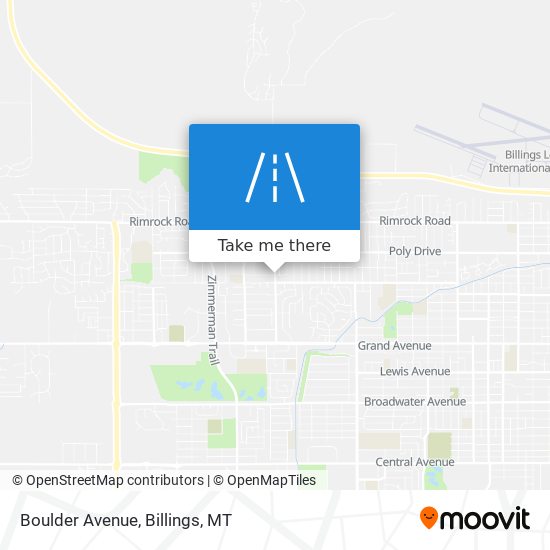 Boulder Avenue map