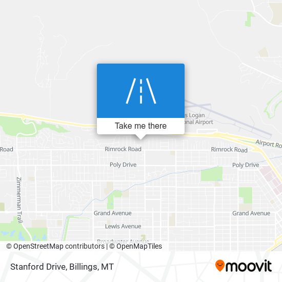 Stanford Drive map